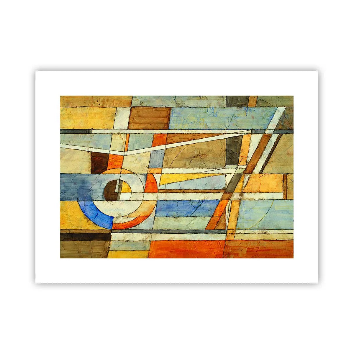 Poster - Cubismo in cantiere - 40x30 cm
