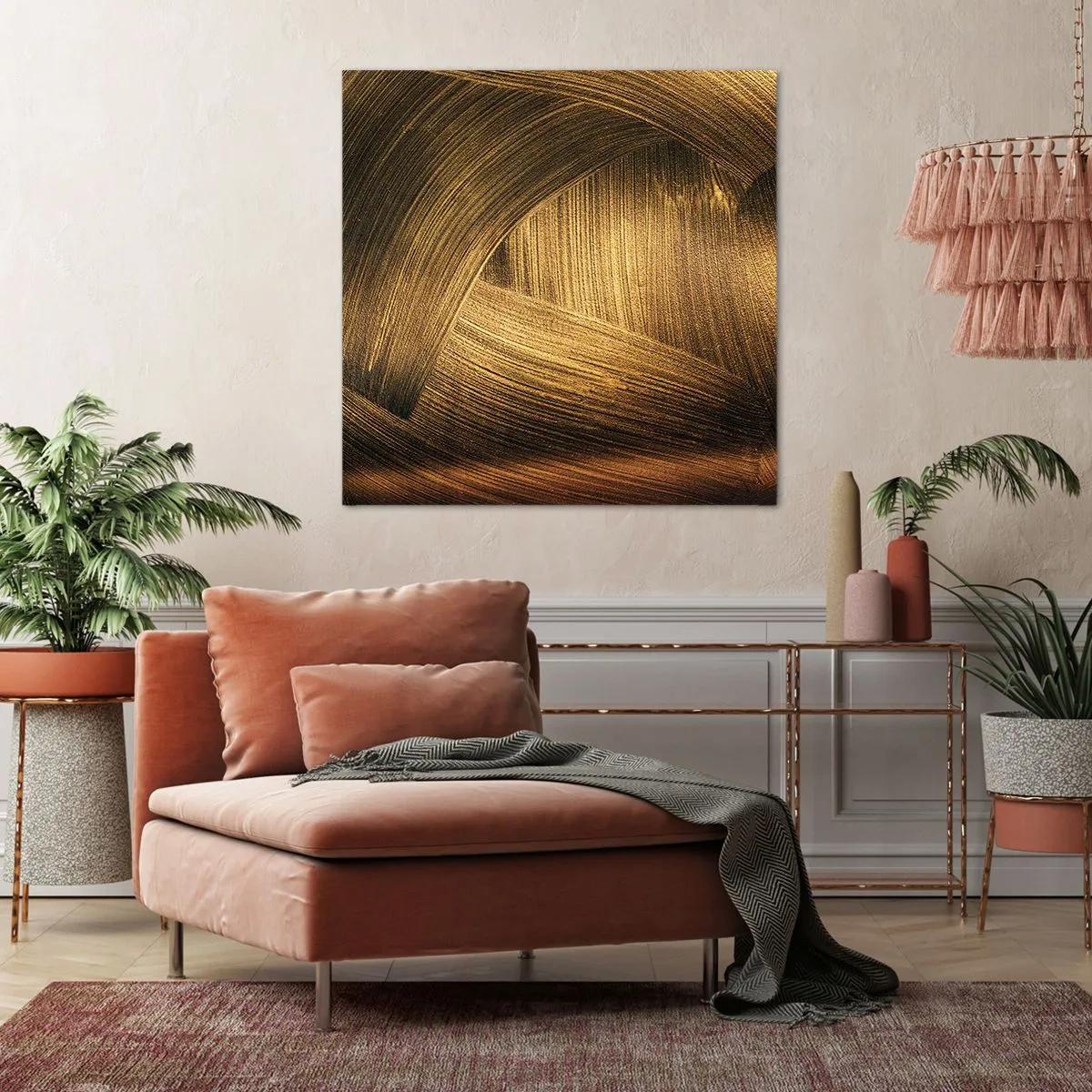 Quadro su tela - Stampe su Tela - Nel labirinto d'oro - 40x40 cm