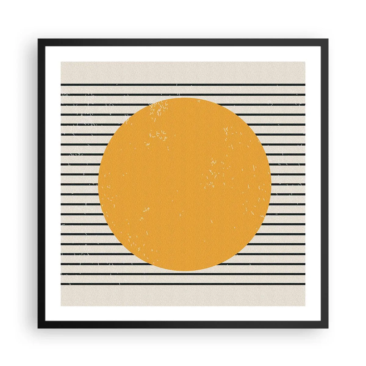 Poster in cornice nera - La forza della semplicità - 60x60 cm