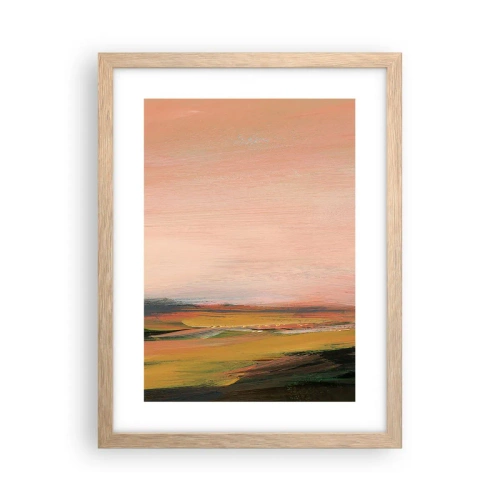 Poster in cornice rovere chiaro - In tonalità di rosa - 30x40 cm