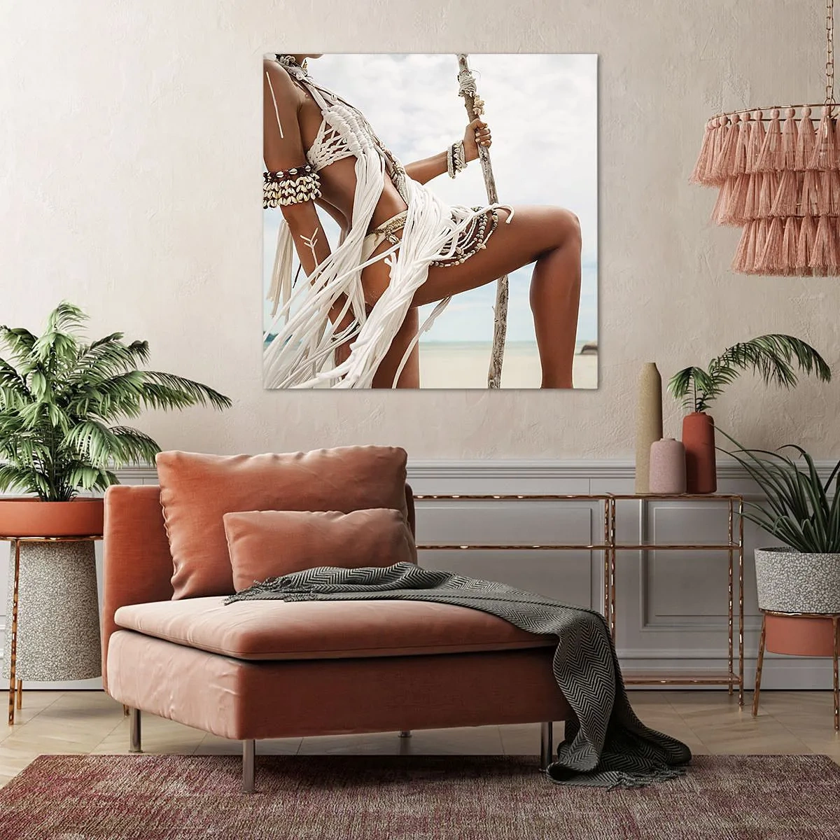 Quadro su tela - Stampe su Tela - La sacerdotessa del sole - 30x30 cm