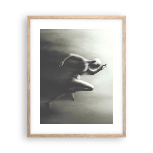 Poster in cornice rovere chiaro - Inarrestabile - 40x50 cm