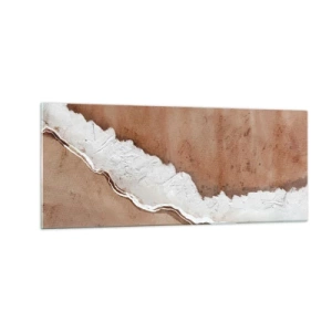 Quadro su vetro - Nei colori della terra - 100x40 cm