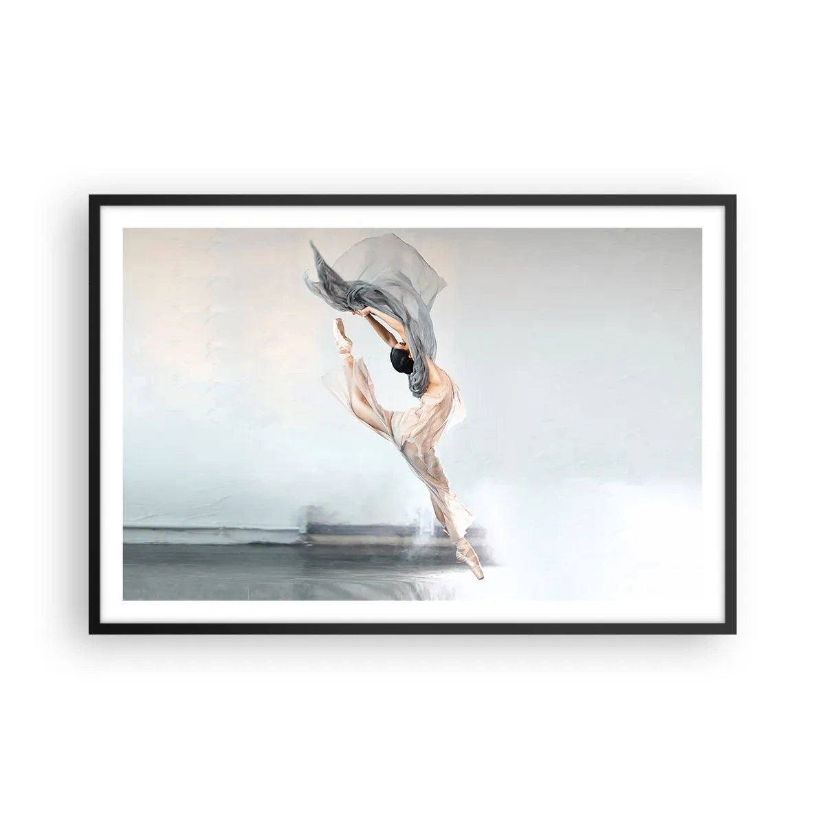 Poster in cornice nera - Nell'estasi della danza - 91x61 cm