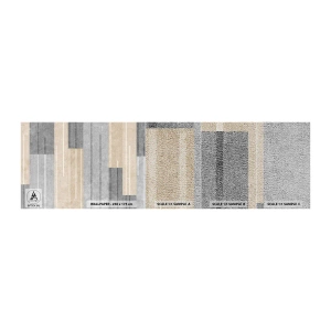 Campione di Fotomurale Premium Sand - Composizione: rigare dritto - Astrazione, Linee, Pastello - 100x30 cm