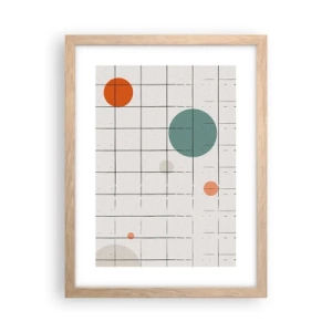 Poster in cornice rovere chiaro - Prigionieri. Noi o loro? - 30x40 cm