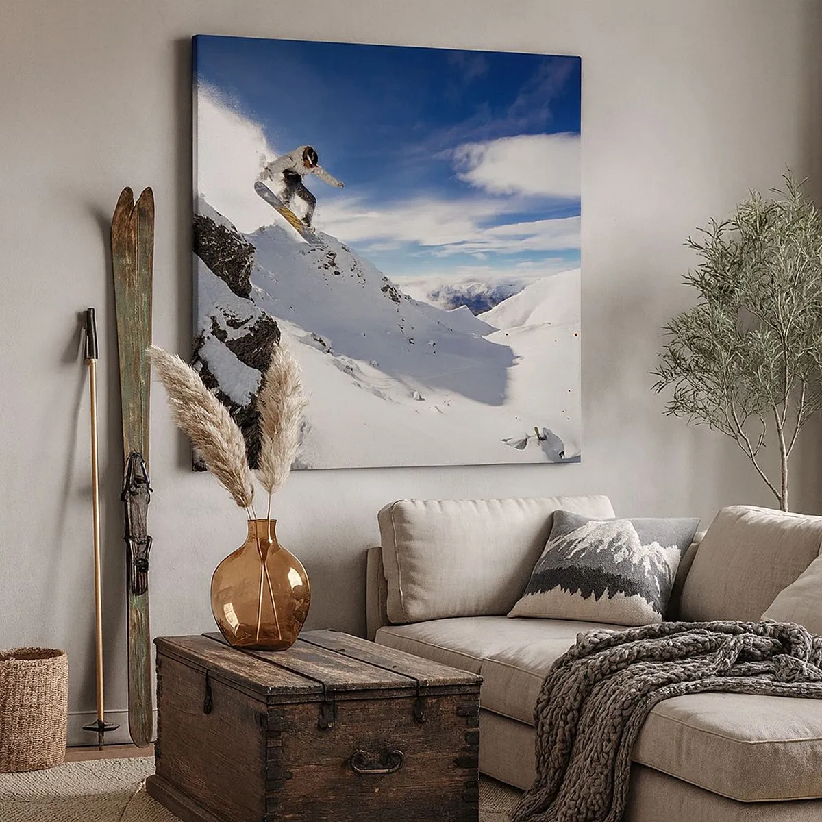 Quadro su tela - Stampe su Tela - Libertà senza confini - 30x30 cm