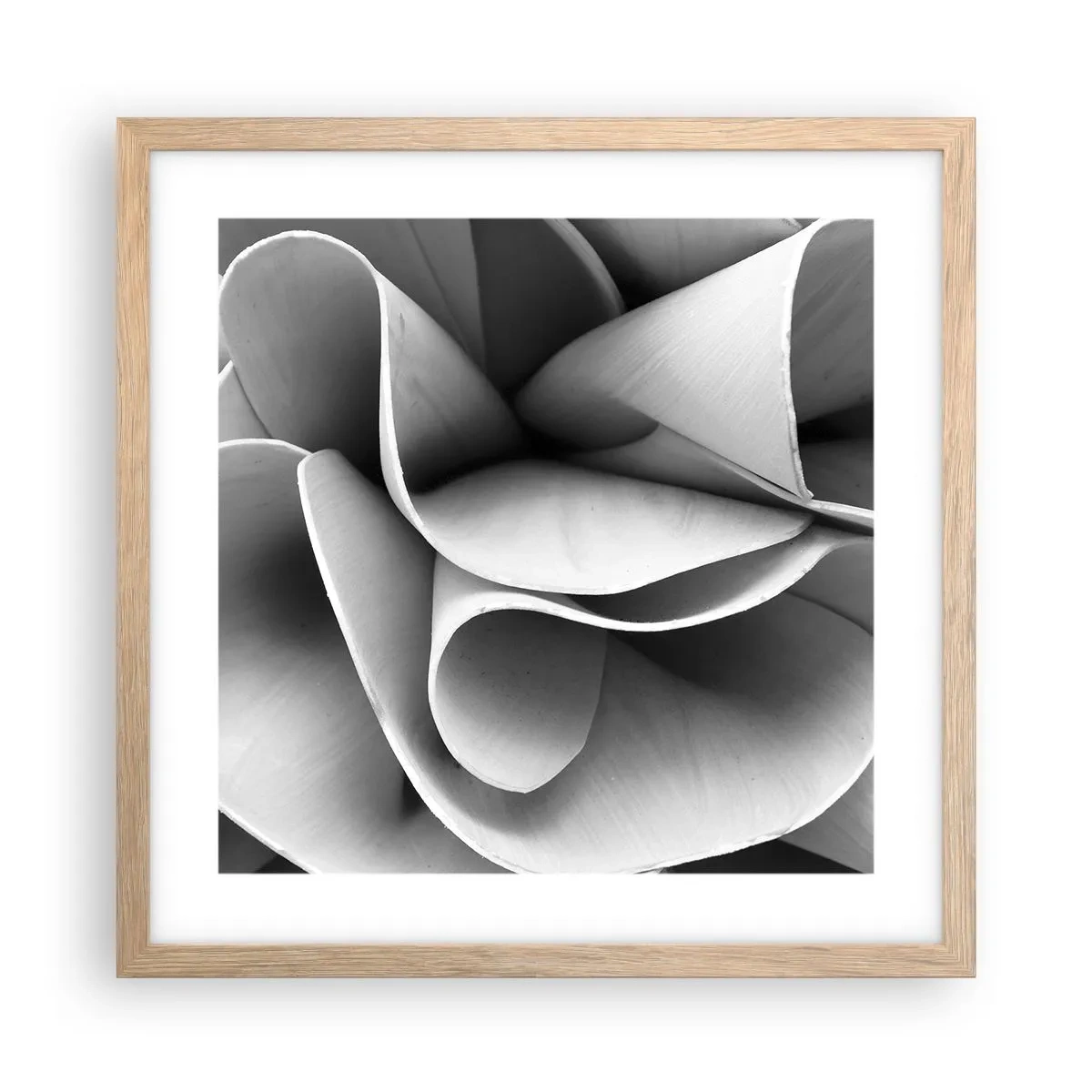 Poster in cornice rovere chiaro - Avviene nello spazio - 40x40 cm