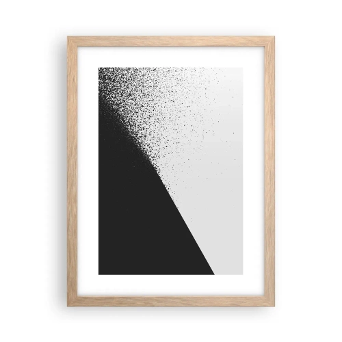 Poster in cornice rovere chiaro - Più veloce, sempre di più - 30x40 cm