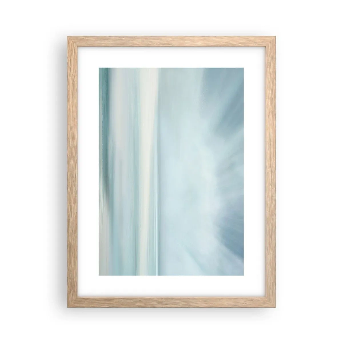 Poster in cornice rovere chiaro - Pace fino all'orizzonte - 30x40 cm