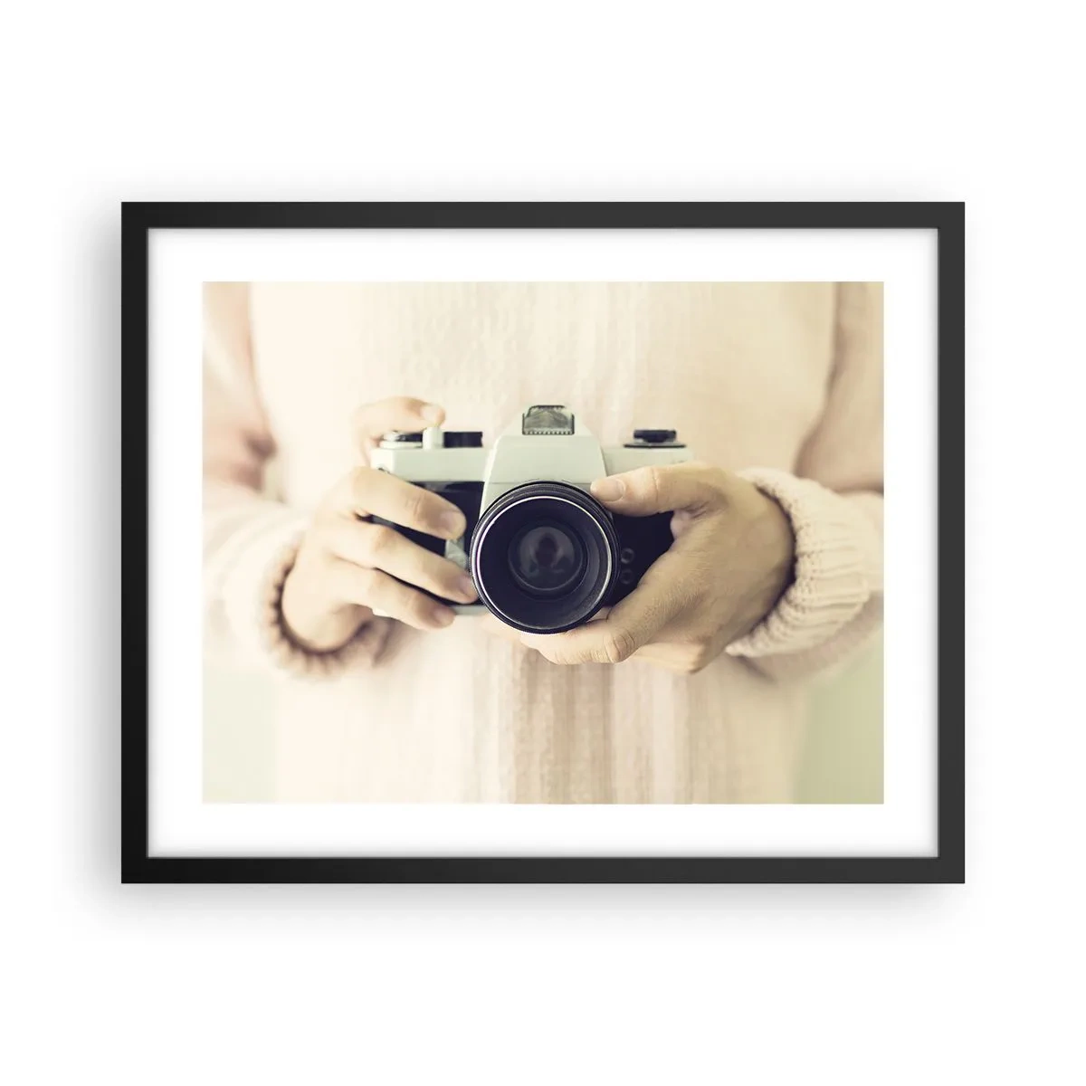 Poster in cornice nera - Per vedere meglio... - 50x40 cm