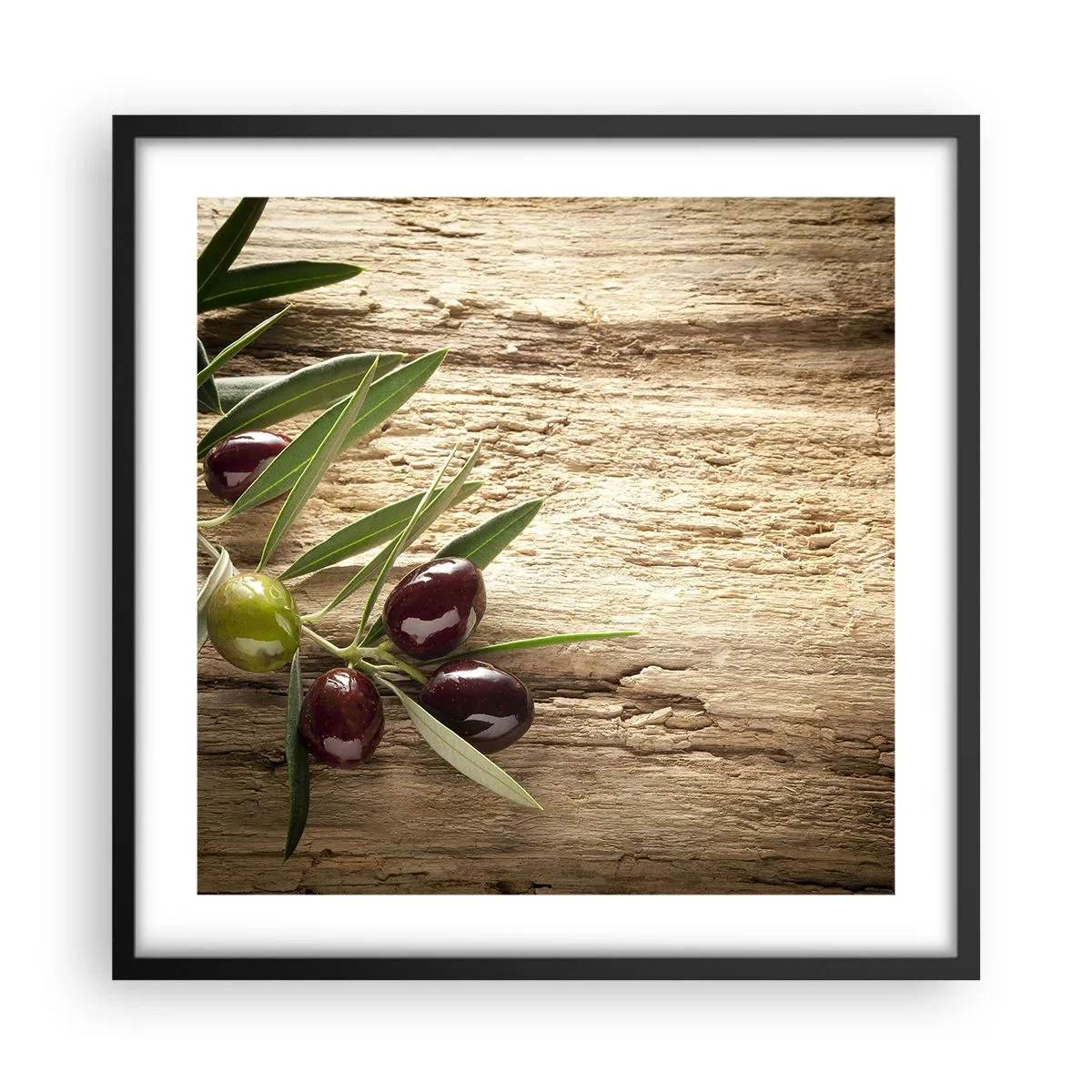 Poster in cornice nera - Direttamente dalla natura - 50x50 cm