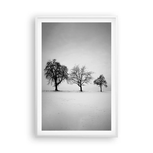 Poster in cornice bianca - Cosa sognano? - 61x91 cm