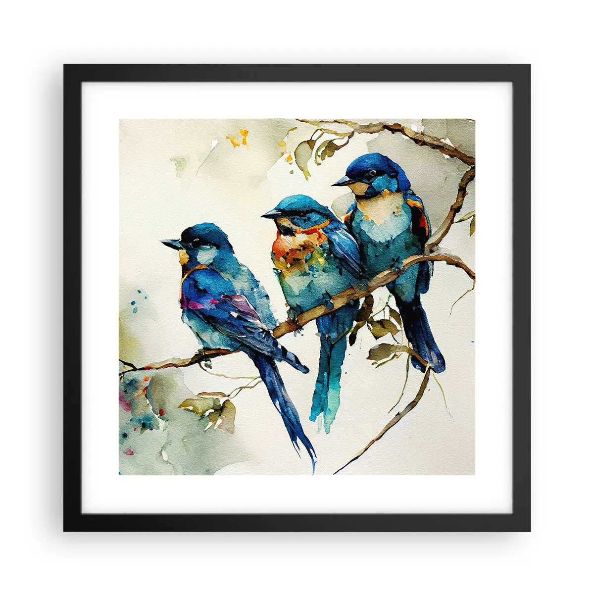 Poster in cornice nera - Si è offeso? - 40x40 cm