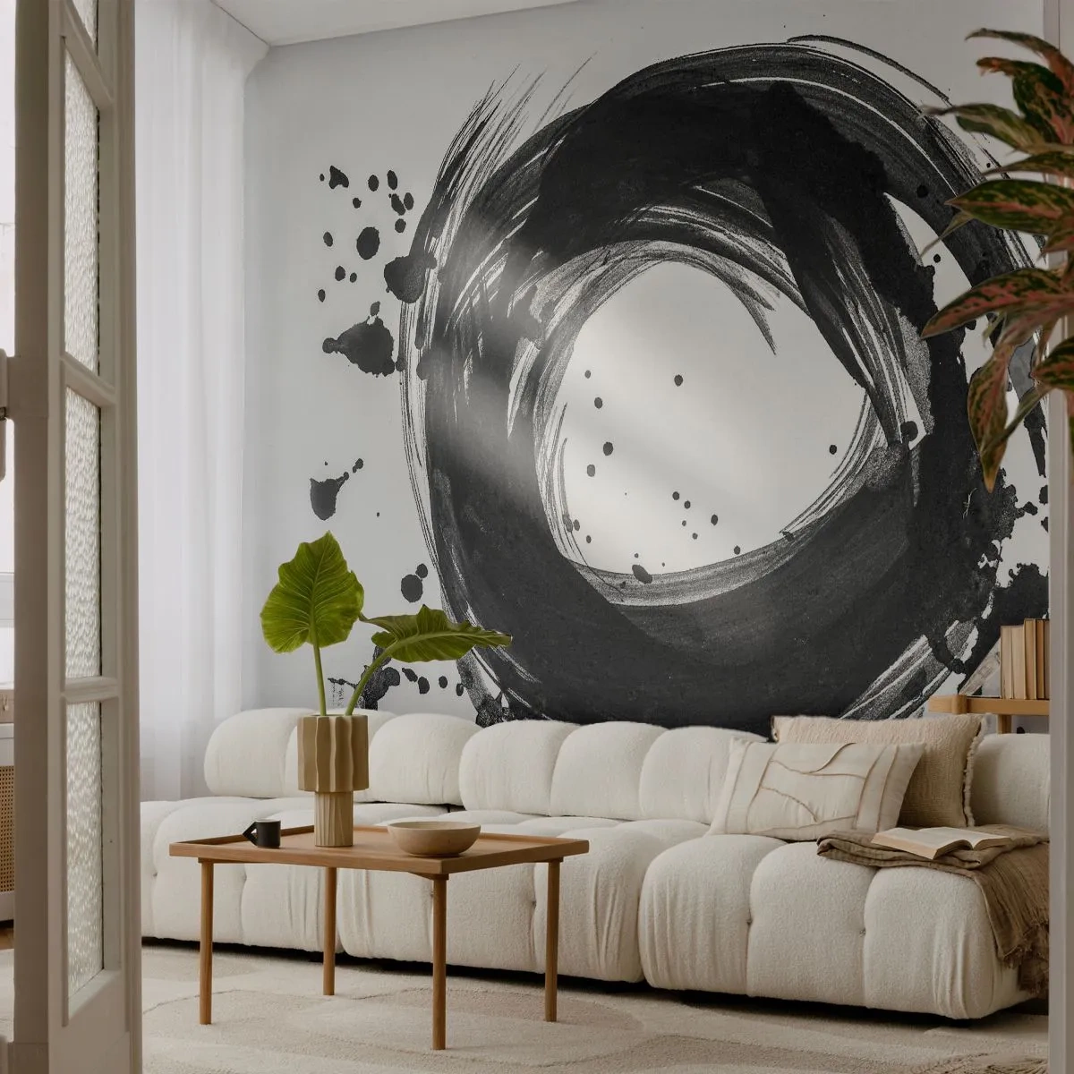Fotomurali Standard Eco - Il vortice della creazione - Astrazione, Pezzo, Grafica - 400x280 cm