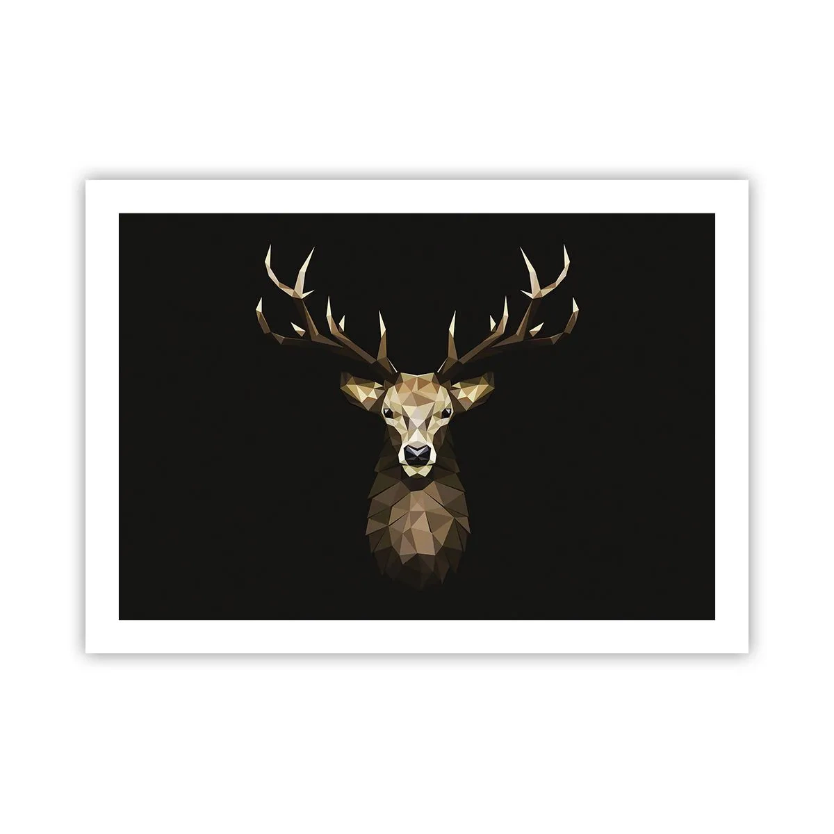 Poster - Cervo cubista - 70x50 cm