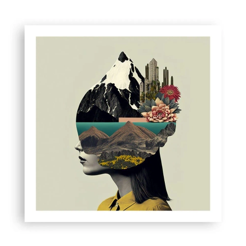 Poster - La donna è sempre un mistero - 60x60 cm