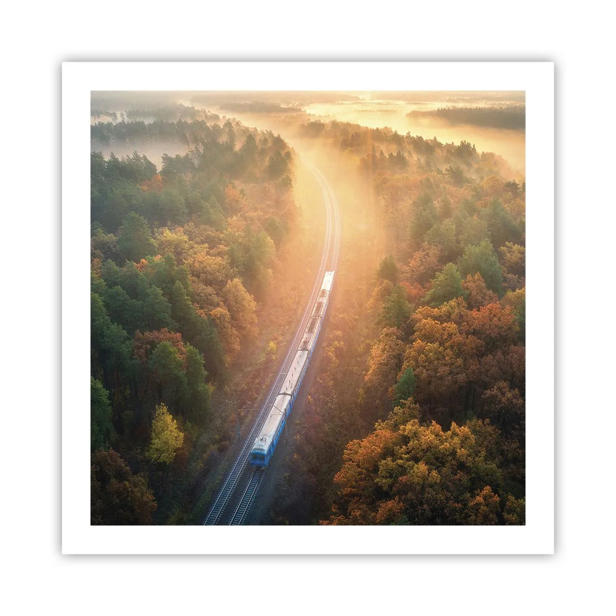 Poster - Viaggio autunnale - 60x60 cm
