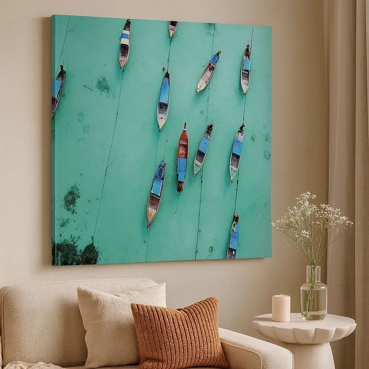 Quadro su tela - Stampe su Tela - In gioiosa attesa - 30x30 cm