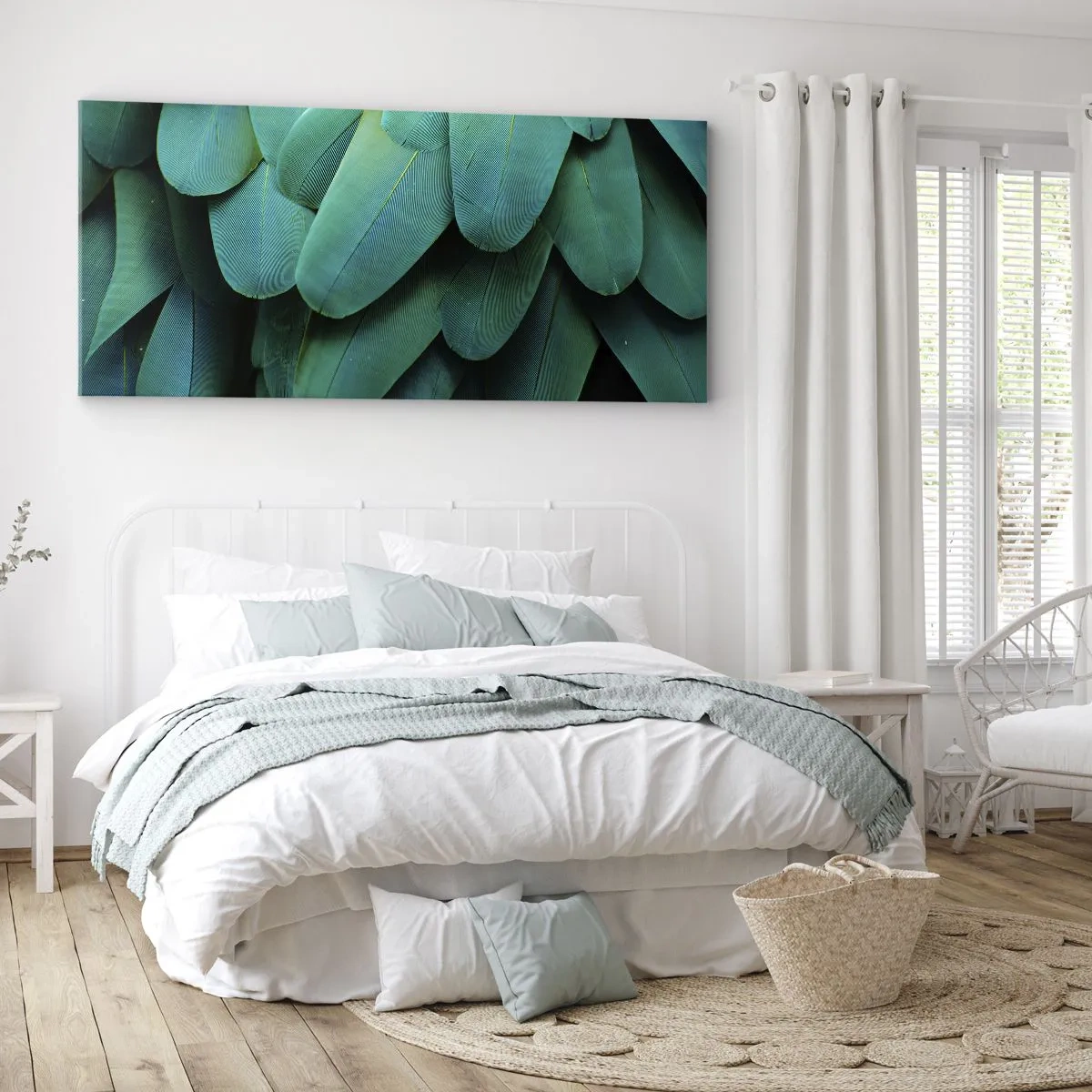 Quadro su tela - Stampe su Tela - Precisione da pappagallo - 100x40 cm