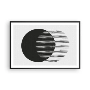 Poster in cornice nera - Il suo alter ego - 91x61 cm