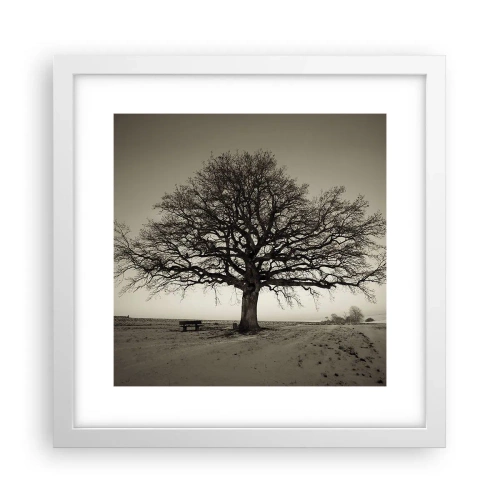 Poster in cornice bianca - Da qui all'eternità - 30x30 cm