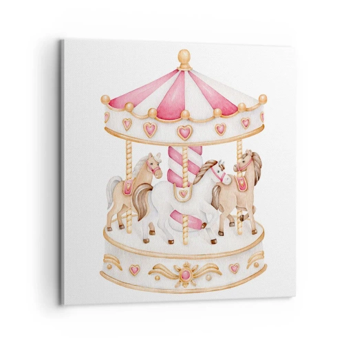 Quadro su tela - Stampe su Tela - Il dolce mondo dell'infanzia - 60x60 cm