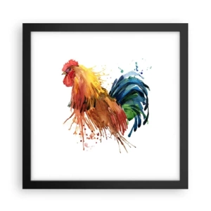 Poster in cornice nera - Abito reale, orgoglio reale - 30x30 cm