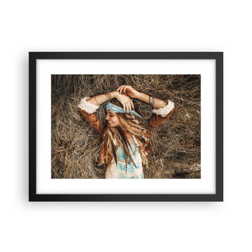 Poster in cornice nera - Verso gli anni dell'amore - 40x30 cm
