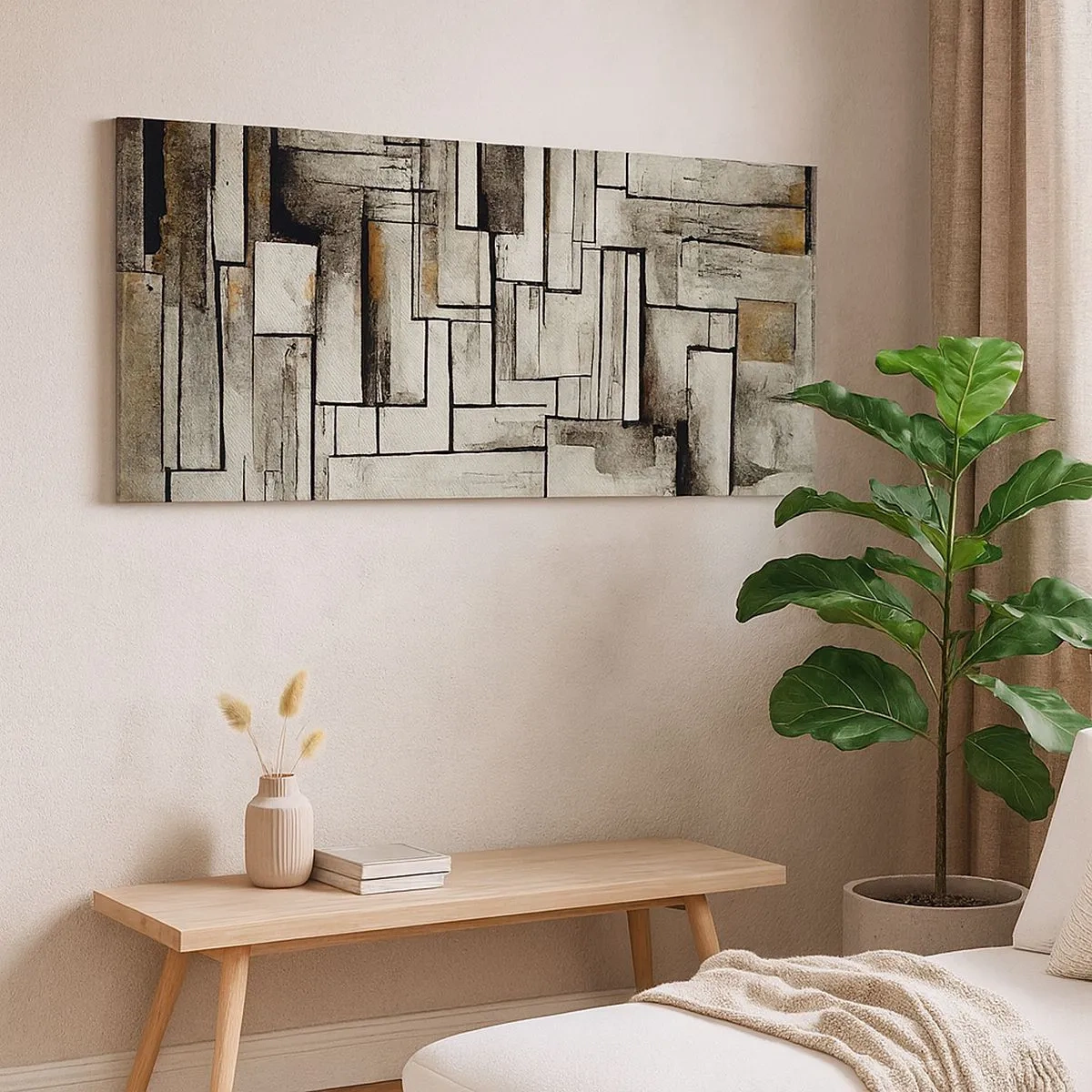 Quadro su tela - Stampe su Tela - La forza della semplicità - 100x40 cm