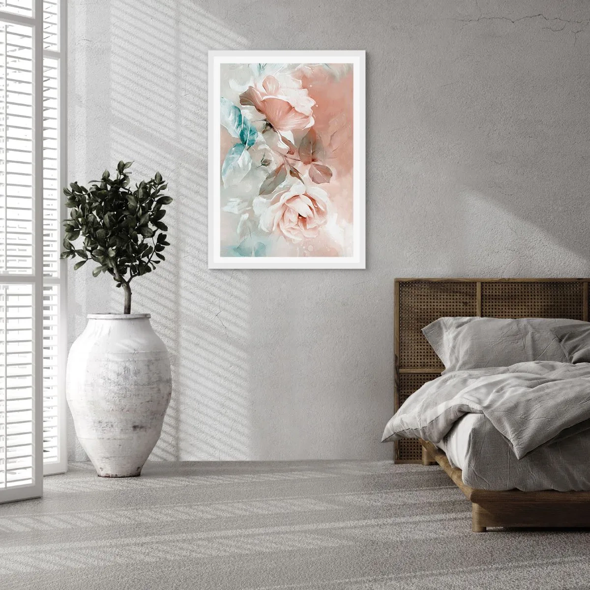 Poster in cornice bianca - Lo spirito del romanticismo - 50x70 cm