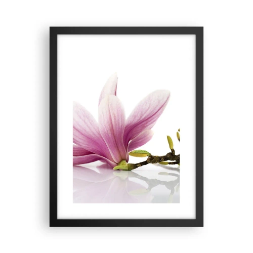 Poster in cornice nera - Delicati come un soffio di primavera - 30x40 cm