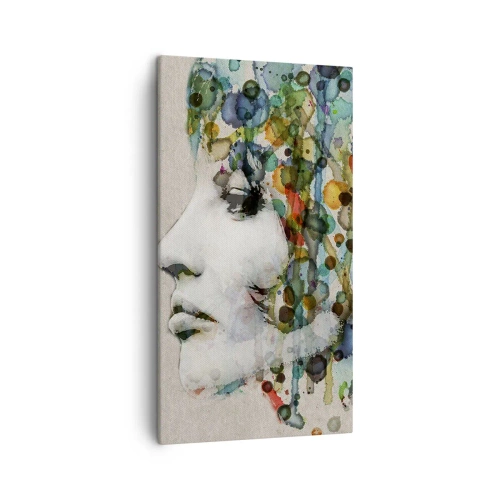 Quadro su tela - Stampe su Tela - Emersa dal grigio - 45x80 cm