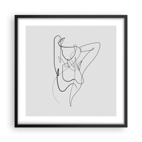 Poster in cornice nera - Davvero, come sei... - 50x50 cm