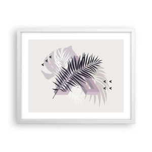 Poster in cornice bianca - L'ombra dell'ombra - 50x40 cm