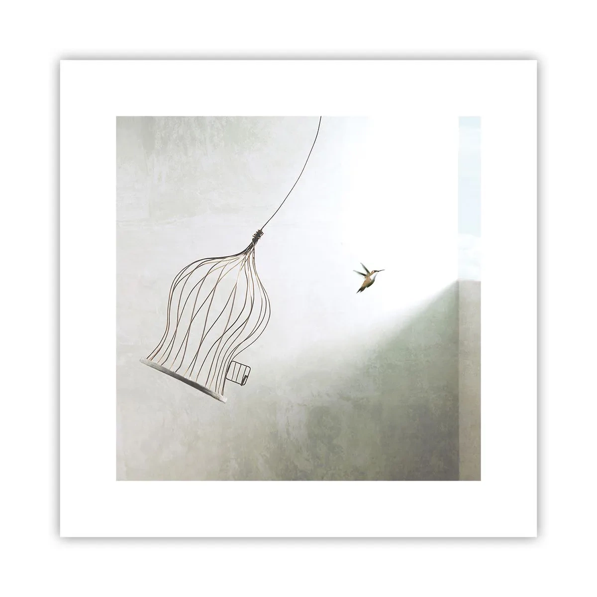 Poster - Nel proprio elemento - 30x30 cm