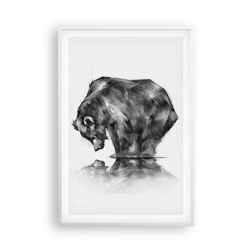 Poster in cornice bianca - Fa piacere vedere chi ci è caro - 61x91 cm