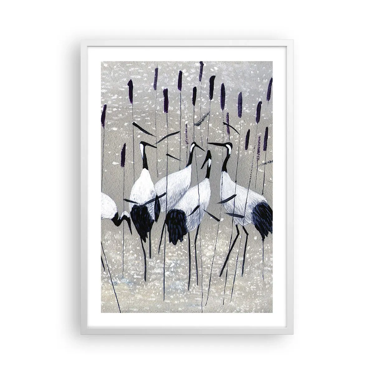 Poster in cornice bianca - Tra i suoi - 50x70 cm