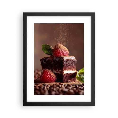 Poster in cornice nera - La vita è dolce - 30x40 cm