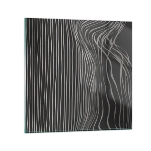 Quadro su vetro - Ritmo e accento - 60x60 cm