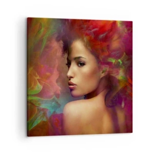Quadro su tela - Stampe su Tela - Più bella dell'arcobaleno, delicata come la nebbia - 50x50 cm