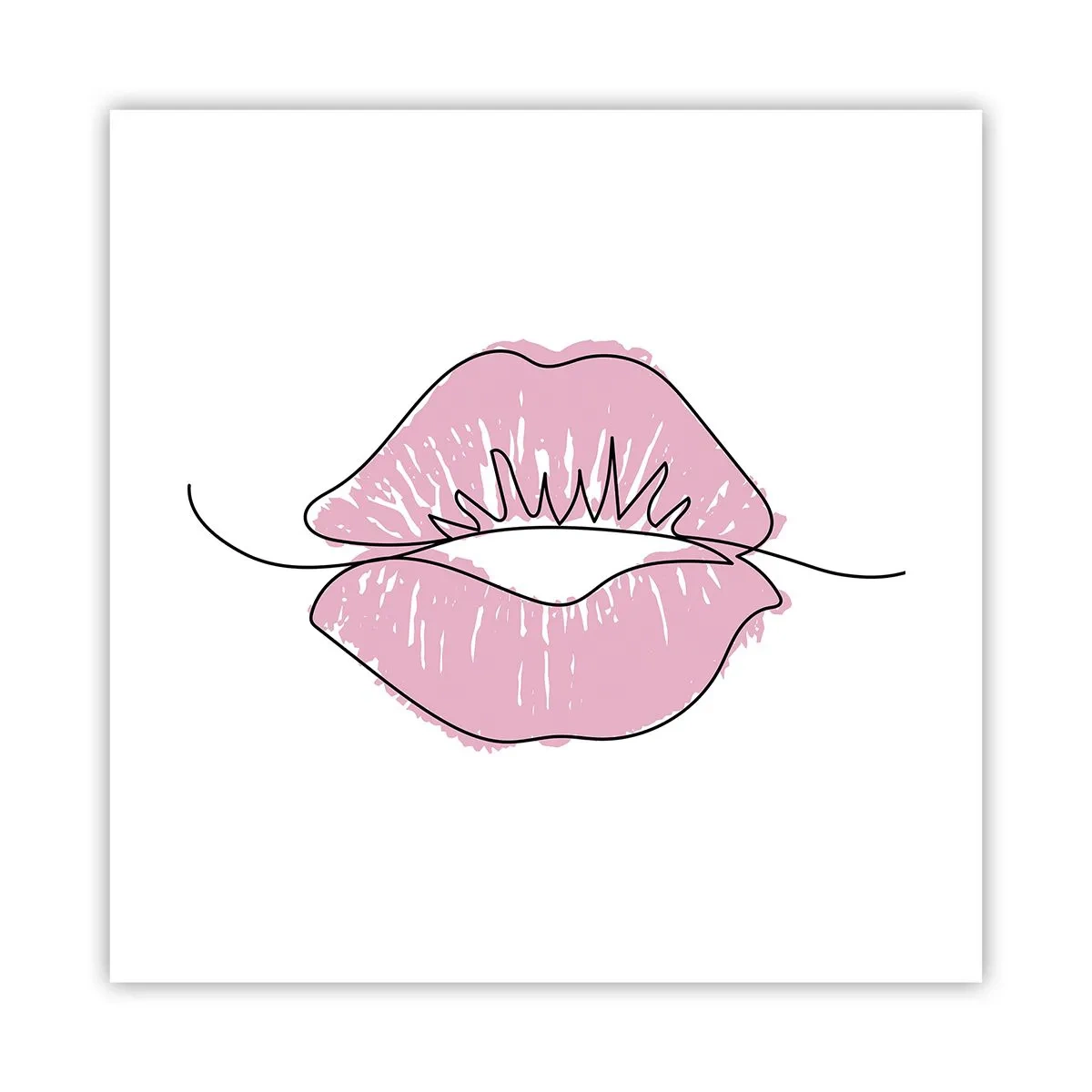 Poster - Pronti al bacio? - 40x40 cm