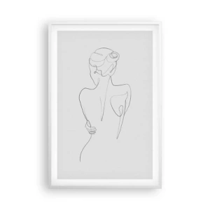 Poster in cornice bianca - La musica del corpo - 61x91 cm