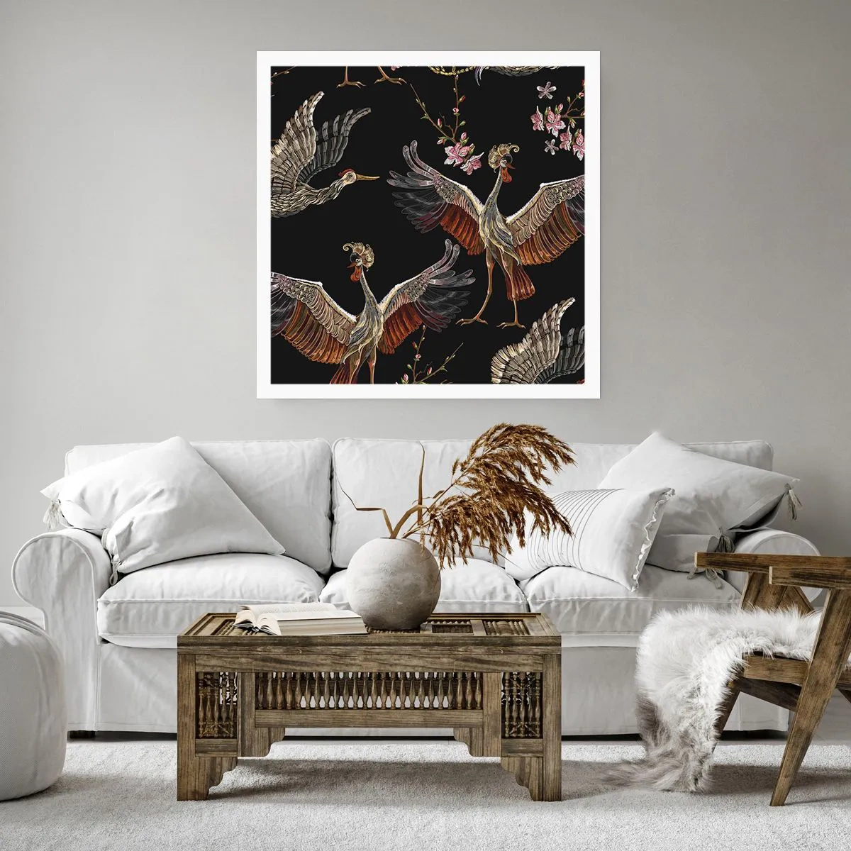 Poster - Uccello fantastico - 40x40 cm