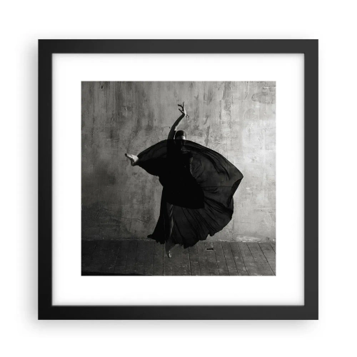 Poster in cornice nera - Fasce piene di passione - 30x30 cm