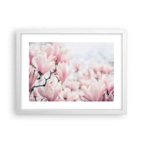 Poster in cornice bianca - Ideale di delicatezza - 40x30 cm
