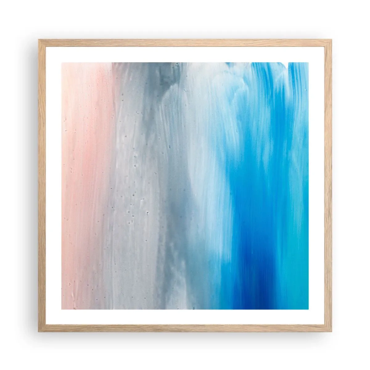 Poster in cornice rovere chiaro - Gli elementi: l'aria - 60x60 cm