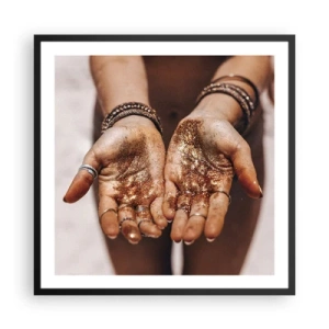 Poster in cornice nera - Un dono per te - 60x60 cm