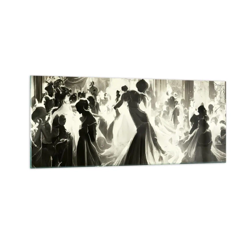 Quadro su vetro - Il gran ballo in maschera - 100x40 cm