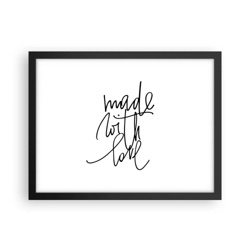 Poster in cornice nera - La migliore marca - 40x30 cm